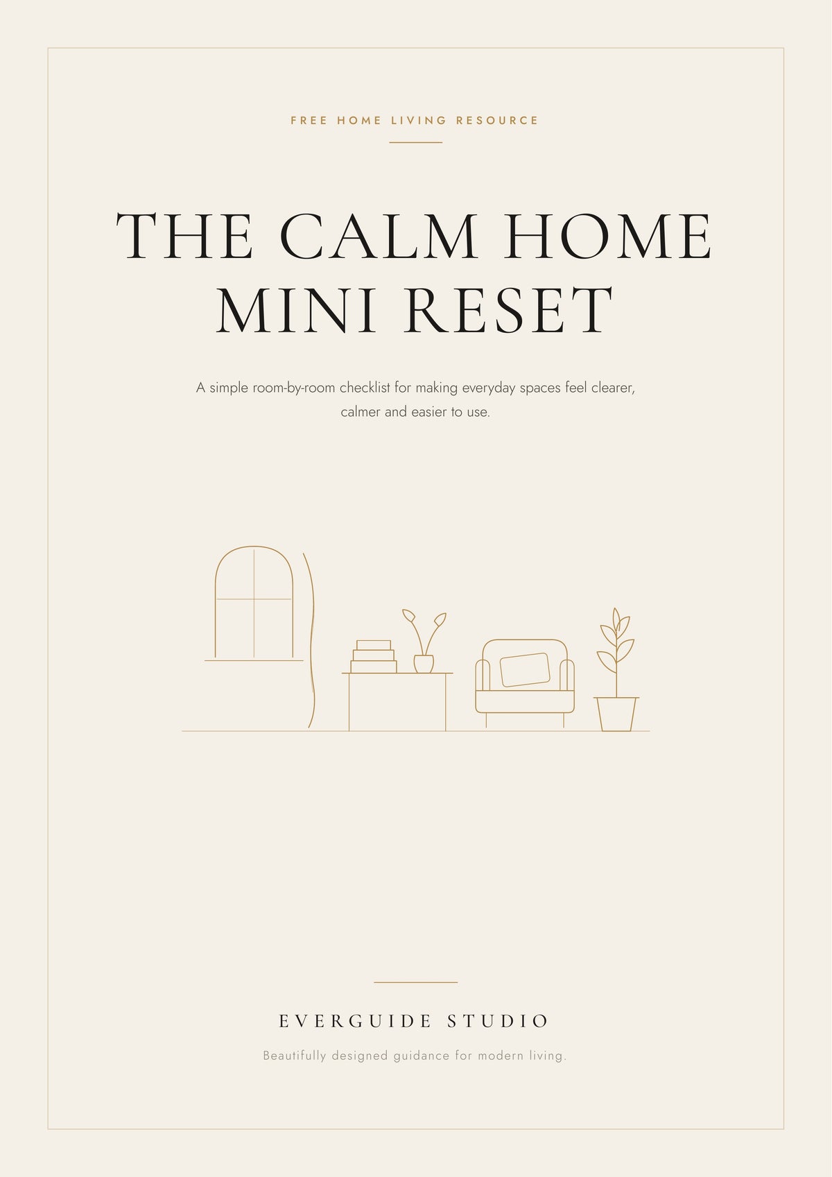 The Calm Home Mini Reset
