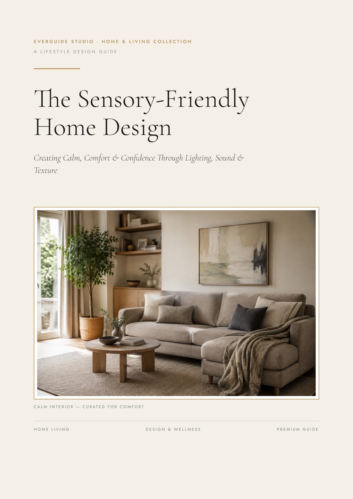 The Sensory-Friendly Home Design